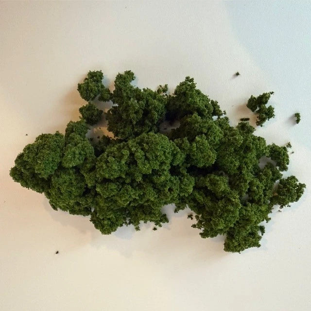 Medium Green Clump Foliage, Woodland Scenic, Diorama, Scenery, Architeture Model