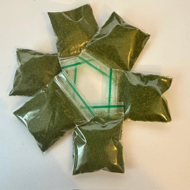 X6 Bags Green Blend, Fine modelling grass, War games, Scenery, Diorama