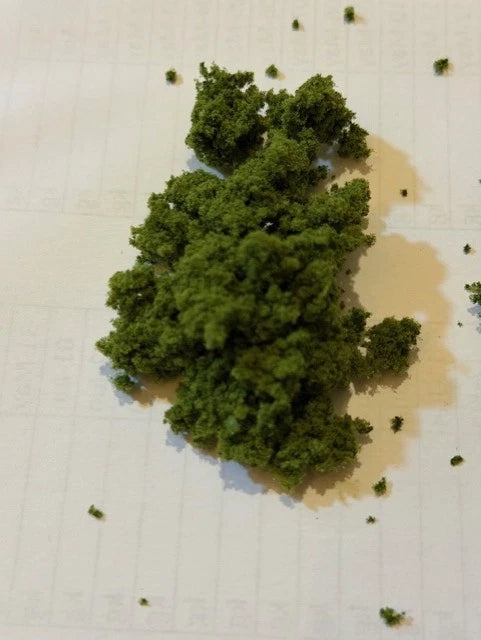 MIXED Green Clump Foliage, Woodland Scenic, Diorama, Scenery, Train track