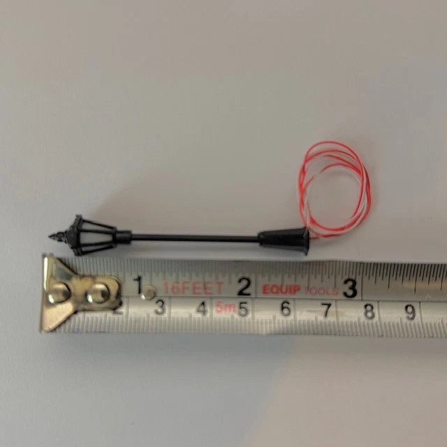 x5 Mini Model Street Lights HO OO Scale Train 3v LED